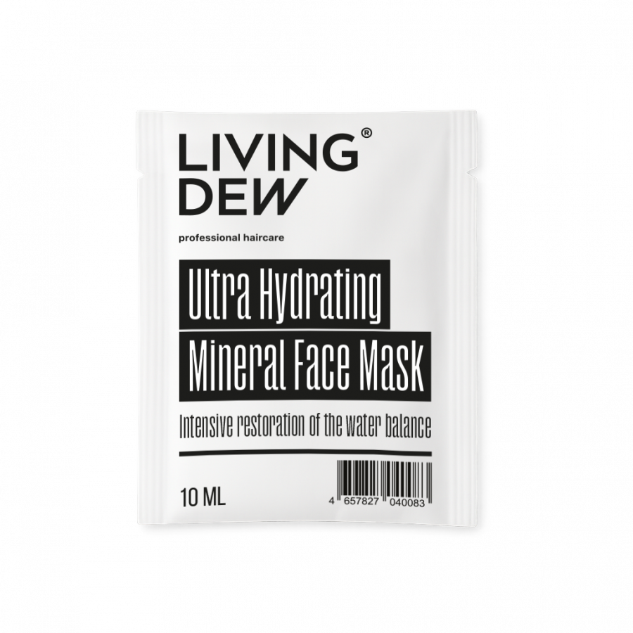 Ультраувлажняющая минеральная маска для лица «Интенсивное восстановление водного баланса», 10 мл